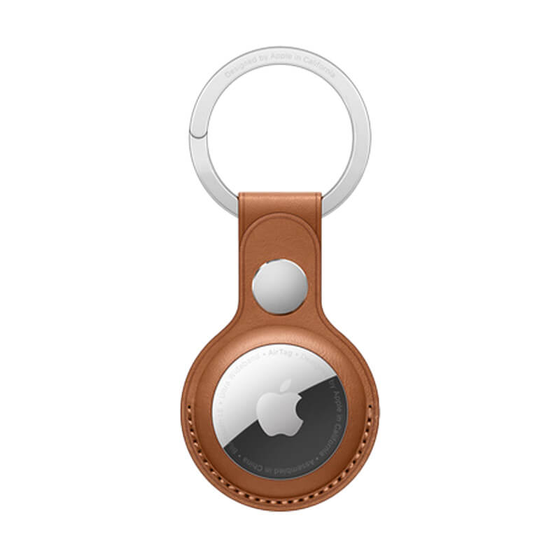 Apple AirTag Leather Key Ring Chính Hãng