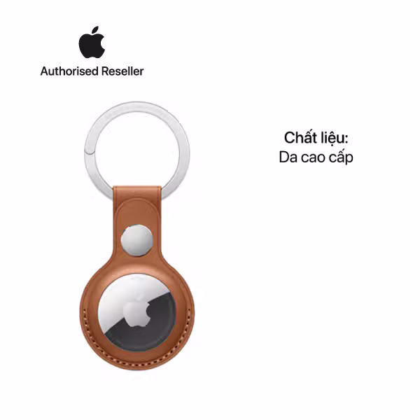 Apple AirTag Leather Key Ring Chính Hãng - ảnh 3
