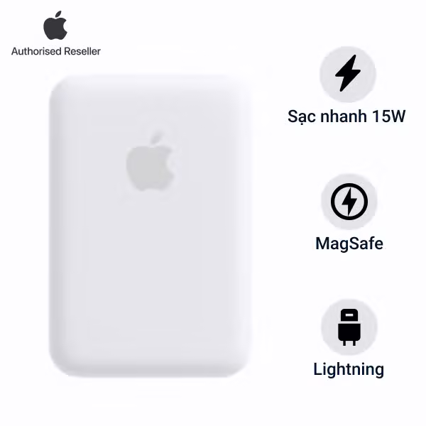 Pin sạc dự phòng Apple MagSafe Battery Pack Chính hãng-Màu trắng - ảnh 1