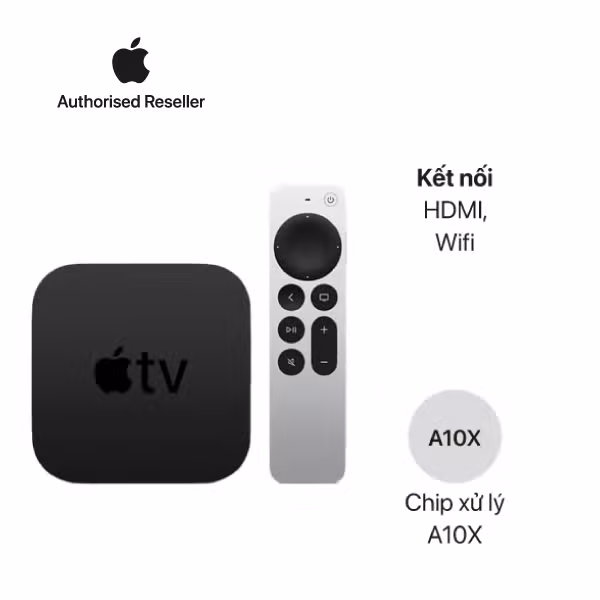 Apple TV 4K 64GB (MP7P2ZA/A) Chính Hãng - ảnh 1