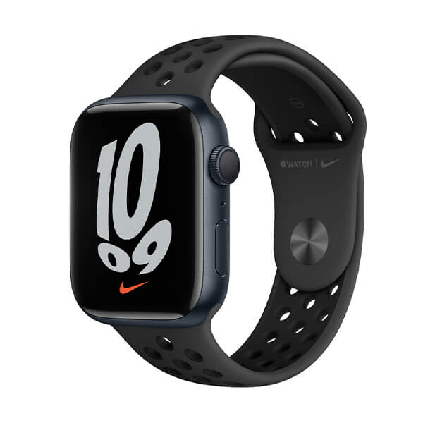Apple Watch Nike Series 7 45mm (GPS) Viền nhôm - Dây cao su