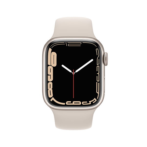 Apple Watch Series 7 41mm (GPS) Viền nhôm - Dây cao su