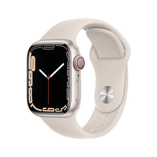 Apple Watch Series 7 41mm (GPS) Viền nhôm - Dây cao su