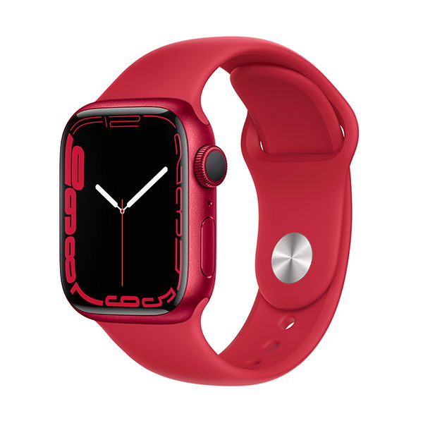 Apple Watch Series 7 41mm (GPS) Viền nhôm - Dây cao su