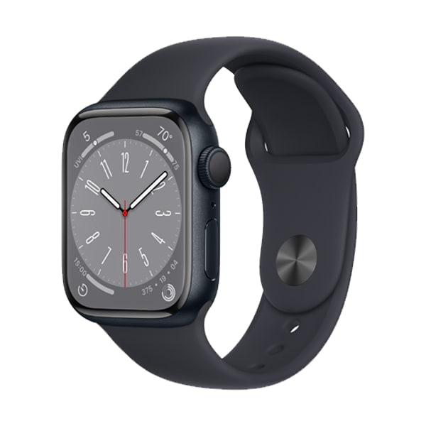 Apple Watch Series 8 41mm (GPS) Viền nhôm - Dây cao su