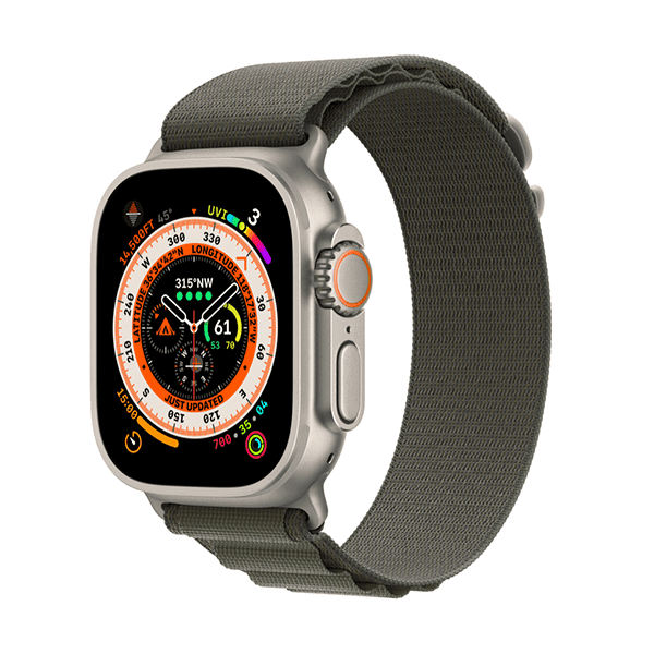 Apple Watch Ultra 49mm (LTE) viền Titan - Dây Alpine Loop size nhỏ