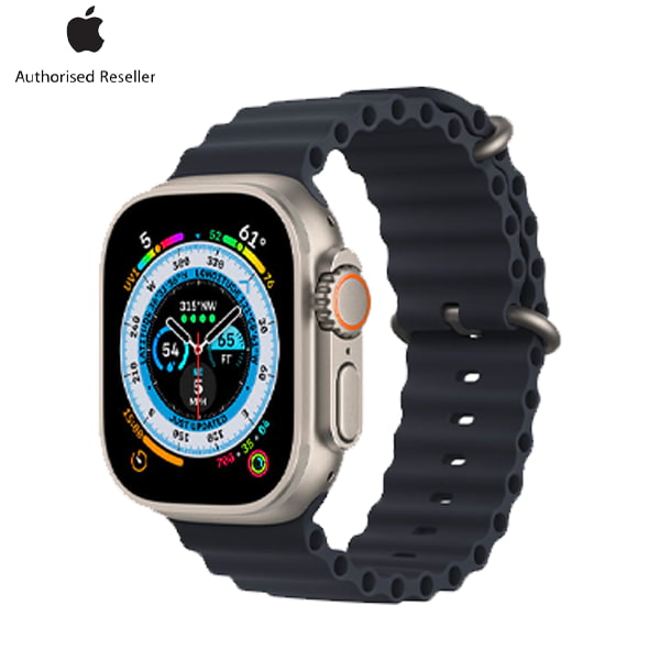 Apple Watch Ultra 49mm (LTE) Viền Titan - Dây cao su