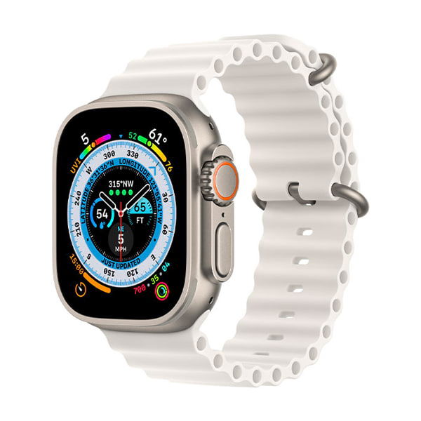 Apple Watch Ultra 49mm (LTE) Viền Titan - Dây cao su