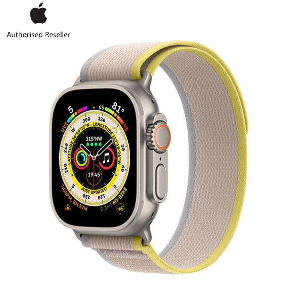 Apple Watch Ultra 49mm (LTE) viền Titan - Dây Trail Loop size S/M