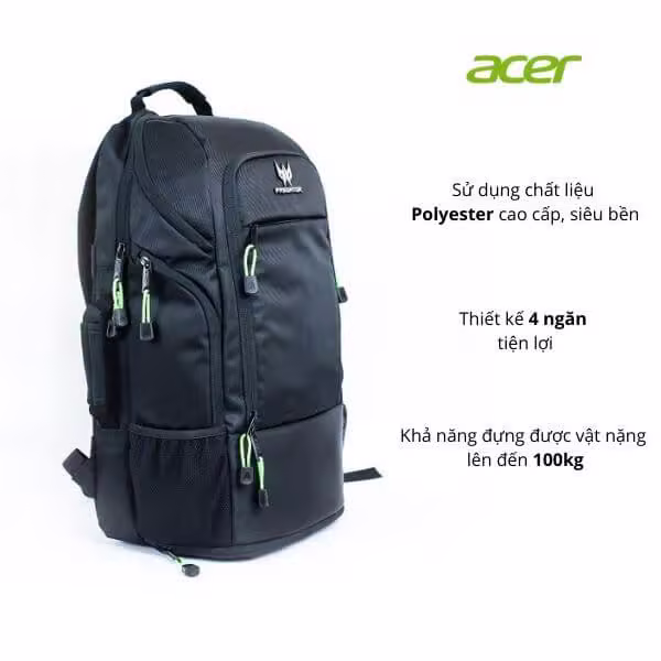 Balo laptop Acer Predator SUV - ảnh 2