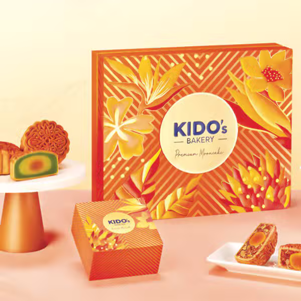 Bánh trung thu Kido Hộp Cam Thời Thượng - ảnh 1
