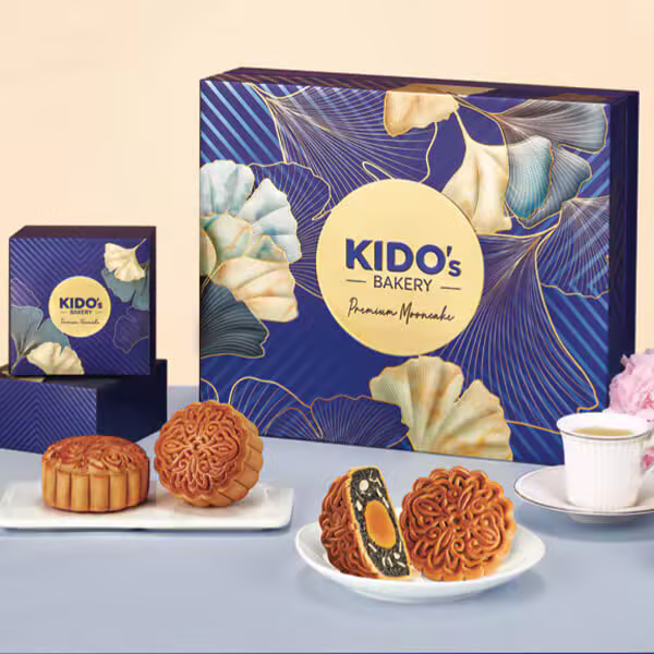 Bánh trung thu Kido Hộp Xanh Tinh Tế-Combo - ảnh 2