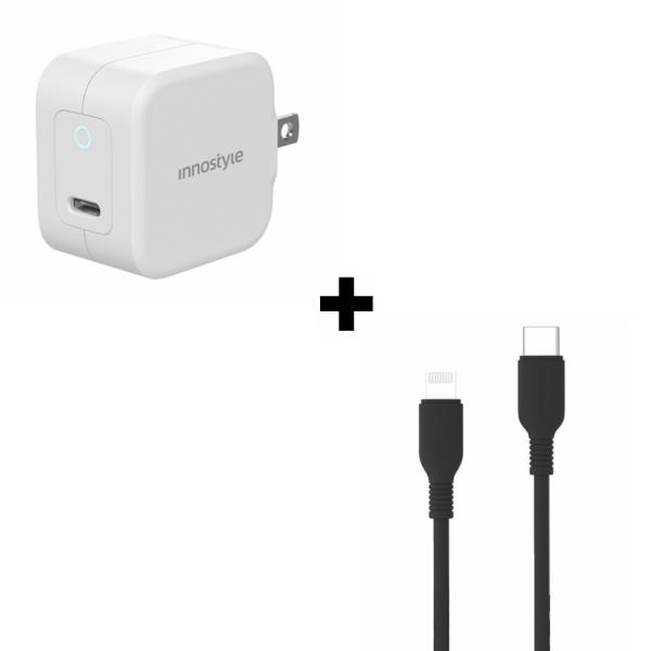 Bộ combo cáp sạc Innostyle 20W Type-C to Lightning-Combo - ảnh 1