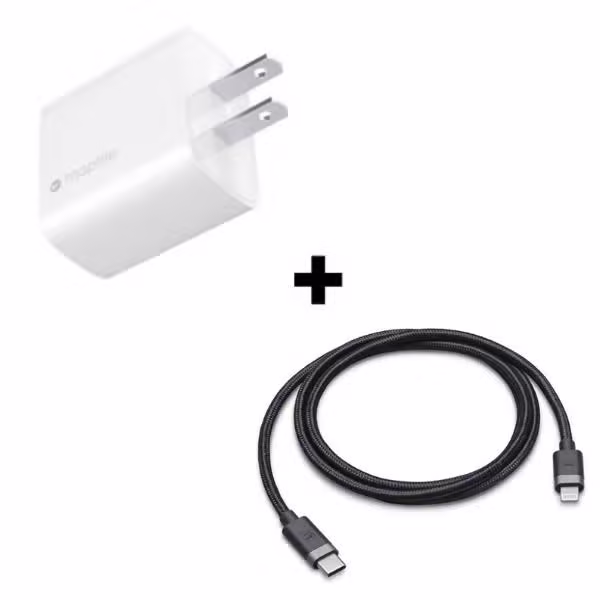 Bộ Combo cáp sạc Mophie 30W Lightning-Màu trắng - ảnh 1