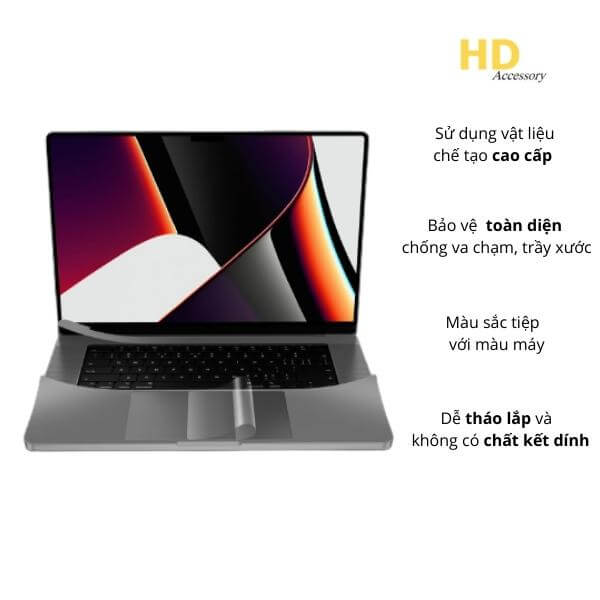 Bộ dán 3M Innostyle 6in1 MacBook Pro 16-inch 2021