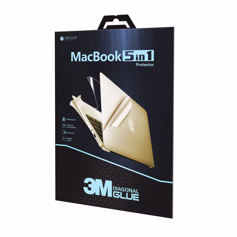 Bộ dán Full màn hình MOCOLL 5in 1 Macbook Air 13in - ảnh 1