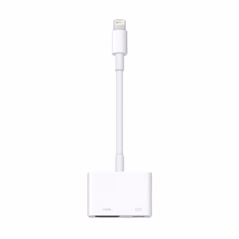 Cáp chuyển đổi Apple Lightning to HDMI Chính hãng-Màu trắng - ảnh 1