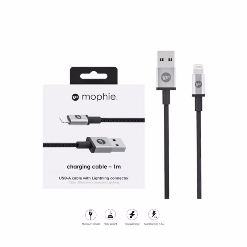 Cáp sạc Lightning Mophie 1m - ảnh 1