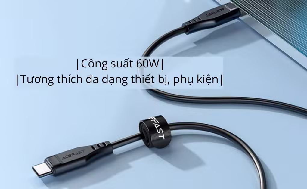 Cáp ACEFAST Type C to Type C (1.2m) vỏ nhựa - C3-03 - ảnh 4
