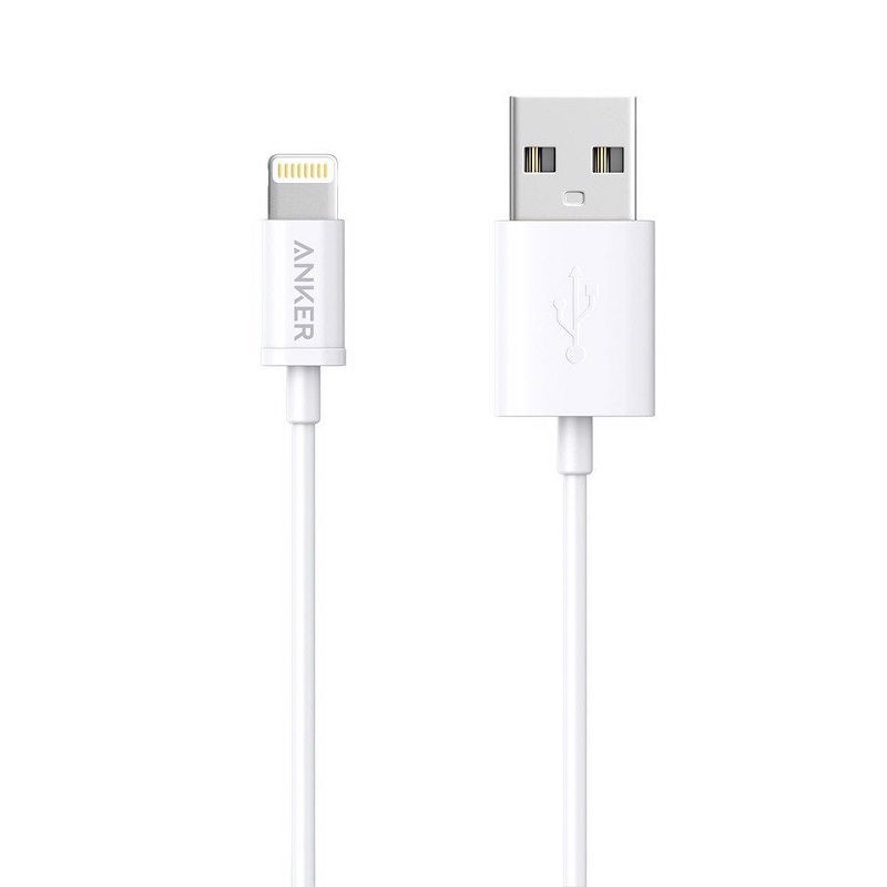 Dây cáp sạc Anker MFI USB To Lightning 3ft - A7101