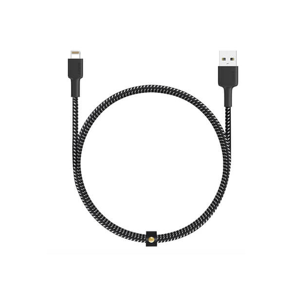 Cáp sạc Aukey A-Lightning MFi CB-BAL3 1.2m-Màu đen