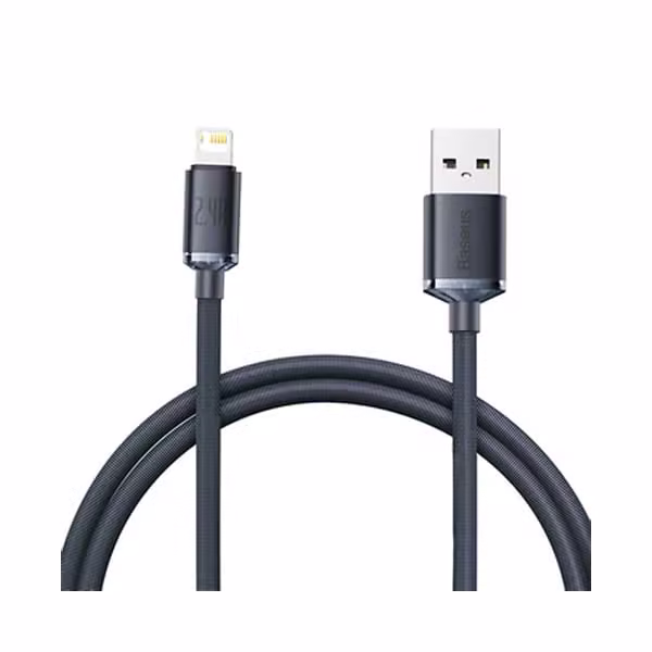Cáp sạc Baseus Crystal Shine USB-A to Lightning 2m - ảnh 2