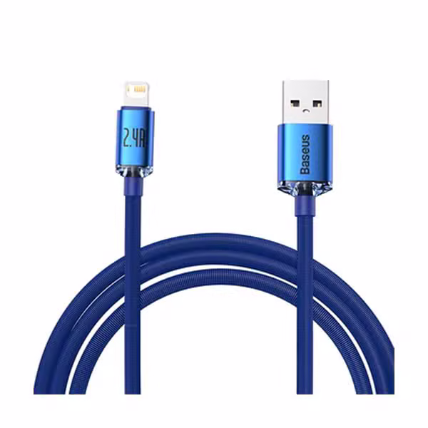 Cáp sạc Baseus Crystal Shine USB-A to Lightning 2m - ảnh 1