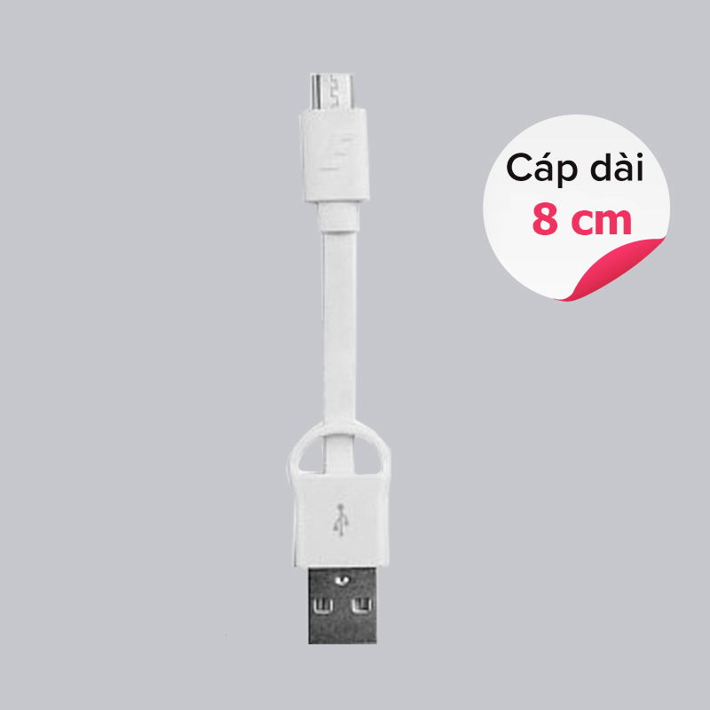 Dây cáp sạc Energizer HT USB Micro 8cm