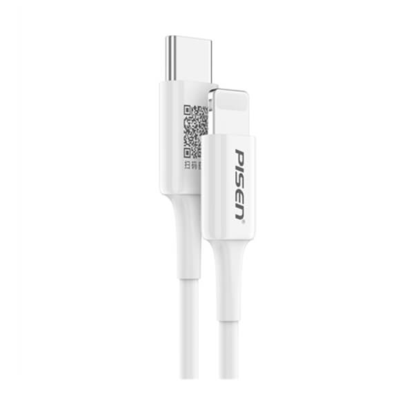 Cáp sạc Pisen Quick Lightning & Type-C 3A (Type-C to Lightning) 1m