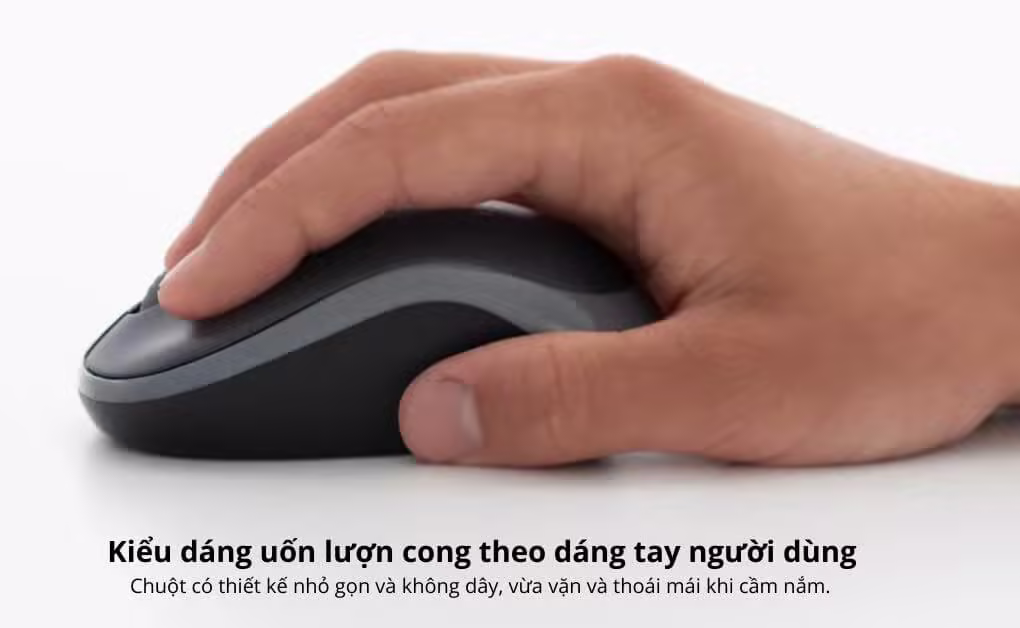 Chuột không dây Logitech M185 - ảnh 3