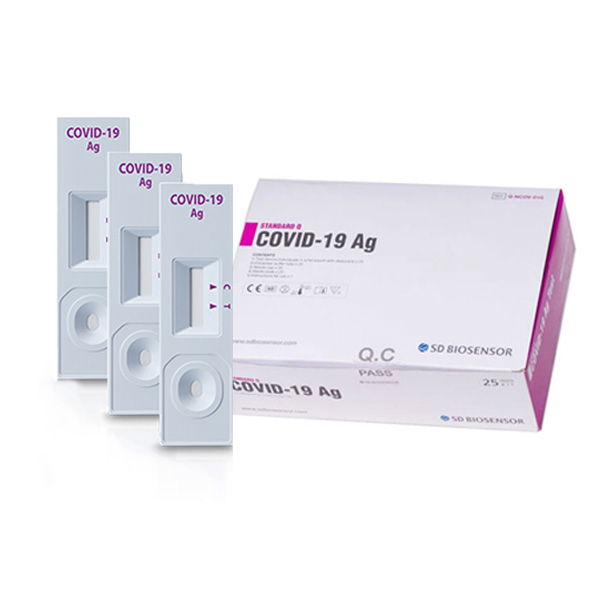 Kit test nhanh Covid-19 Standard Q - Bộ Dụng cụ xét nghiệm nhanh (combo 3 bộ)-Màu trắng