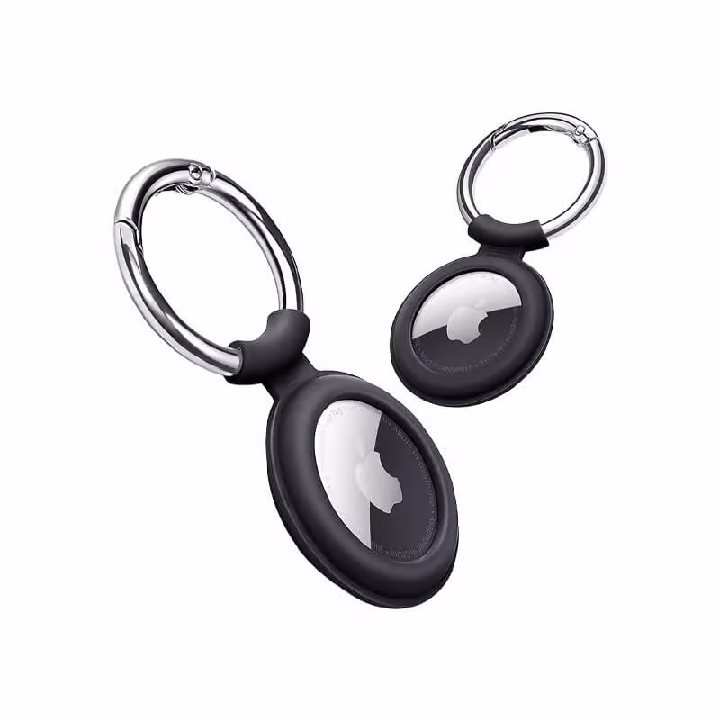 Combo ốp AirTag 2in1 ESR Silicone-Màu đỏ - ảnh 2