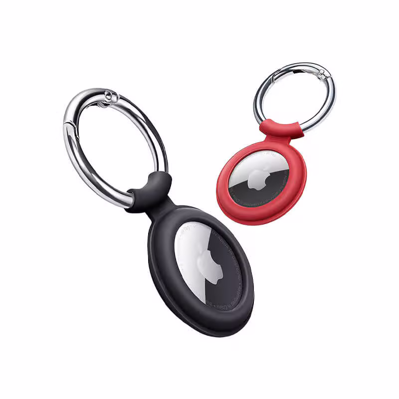 Combo ốp AirTag 2in1 ESR Silicone-Màu đỏ - ảnh 5