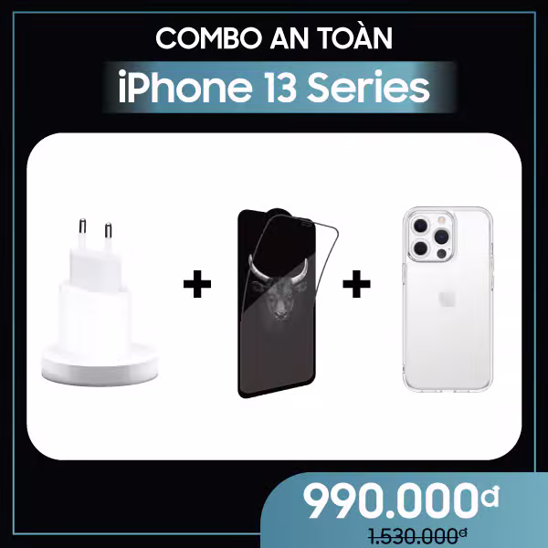 Combo phụ kiện an toàn iPhone 13 Series - ảnh 1
