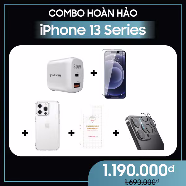 Combo phụ kiện hoàn hảo iPhone 13 Series - ảnh 1