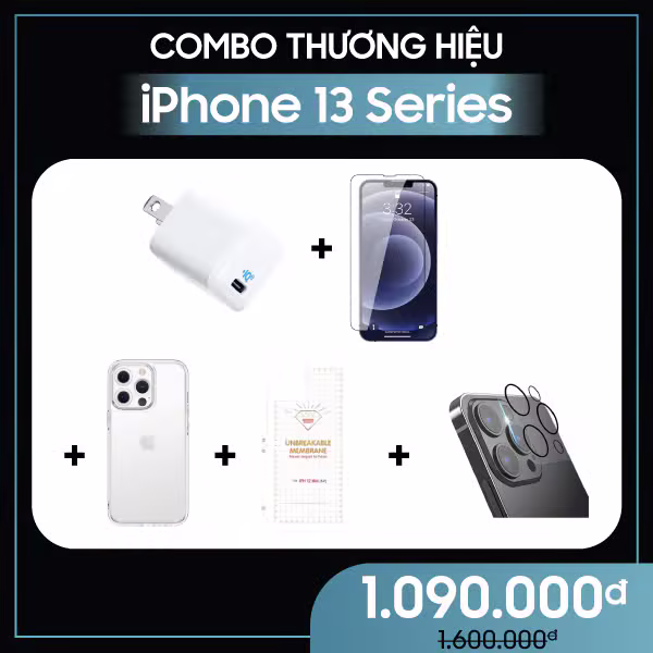Combo phụ kiện thương hiệu iPhone 13 Series - ảnh 1
