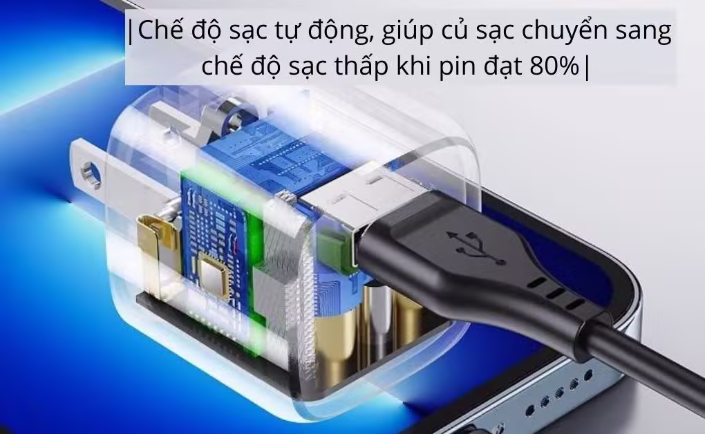 Sạc ACEFAST 12W 1 cổng USB-A (US) - DA1 màu đen - ảnh 4