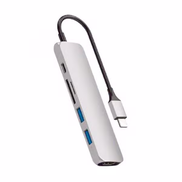 Cổng chuyển HyperDrive bar 6 in 1 USBC hub (HD22E) - ảnh 1