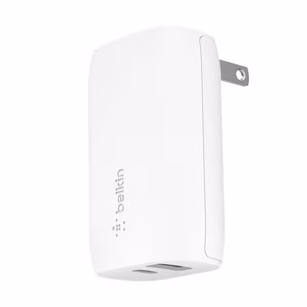 Củ sạc 37W 2 cổng USB-C PD 25W + USB-A 12W Belkin-Màu trắng - ảnh 1