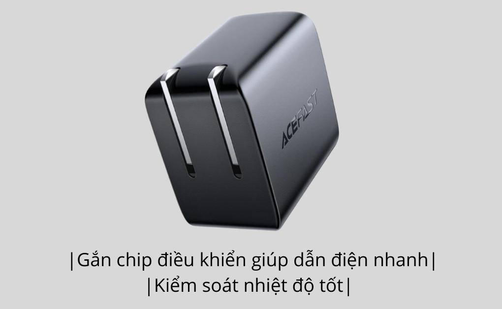 Củ sạc ACEFAST PD3.0 20W 1 cổng USB-C chân gập