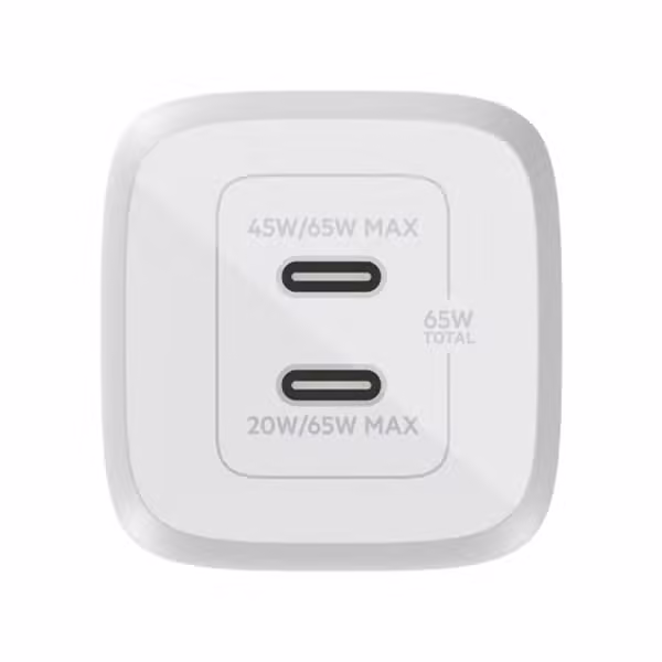 Củ sạc Belkin 65W 2 cổng USB-C, PD 3.0 PPS GaN - ảnh 4