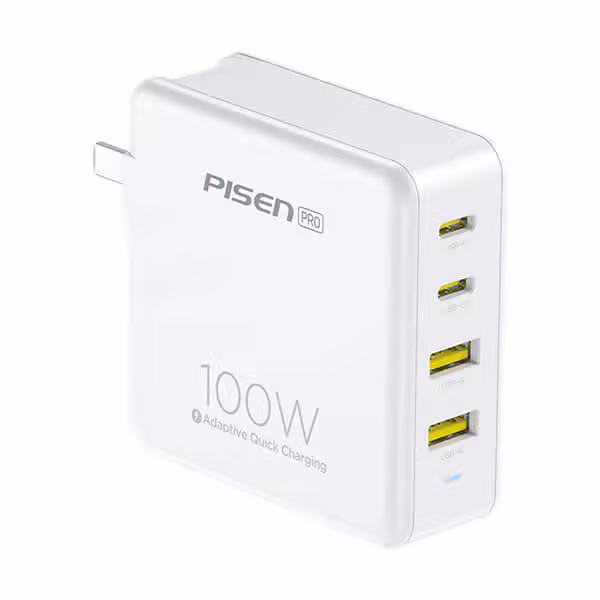 Củ sạc Pisen Pro 100W GaN RH-PD100W-Màu trắng - ảnh 2