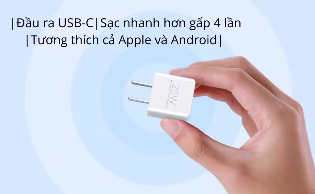 Sạc PISEN Quick ice Crystal PD 25W / Mini PD 25W - ảnh 3