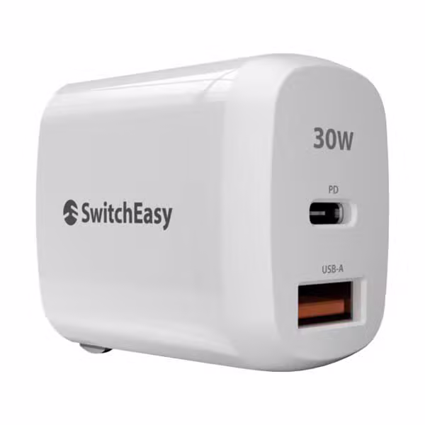 Củ sạc SwitchEasy PowerBuddy 30W Fast Charging-Màu trắng - ảnh 1