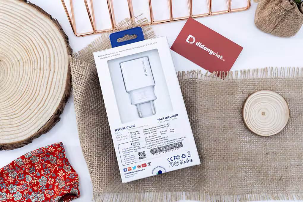 Củ sạc USB 2.1A UmeTravel A1 - ảnh 2