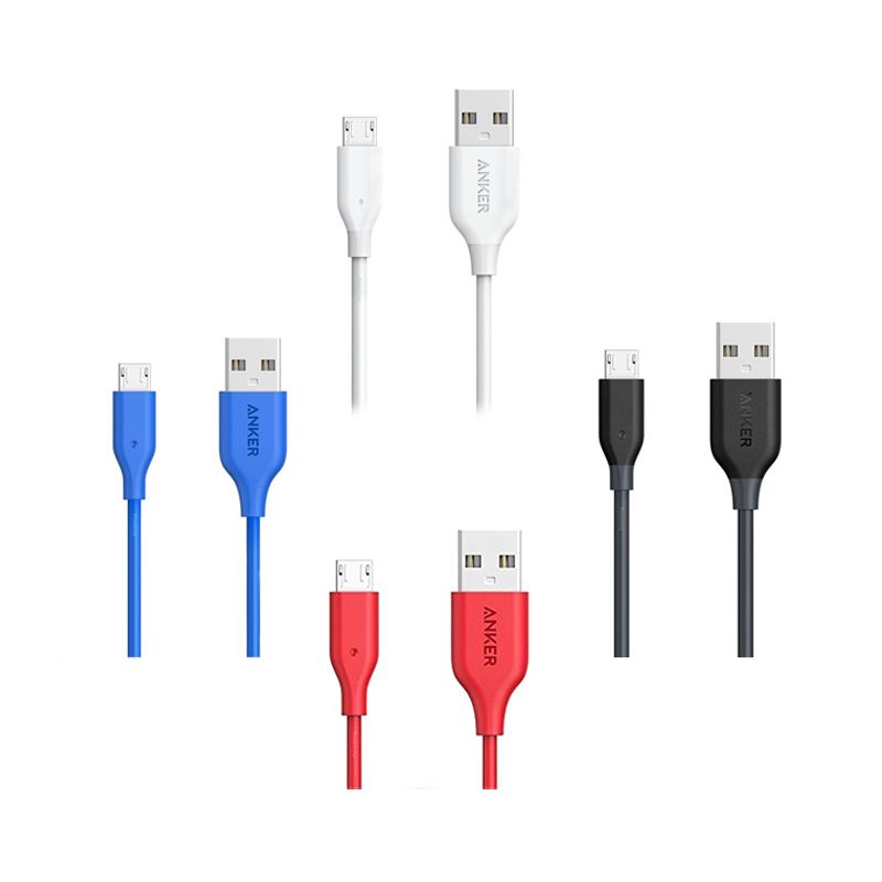 Cáp sạc Anker Micro USB (3ft/0.9m) A8132