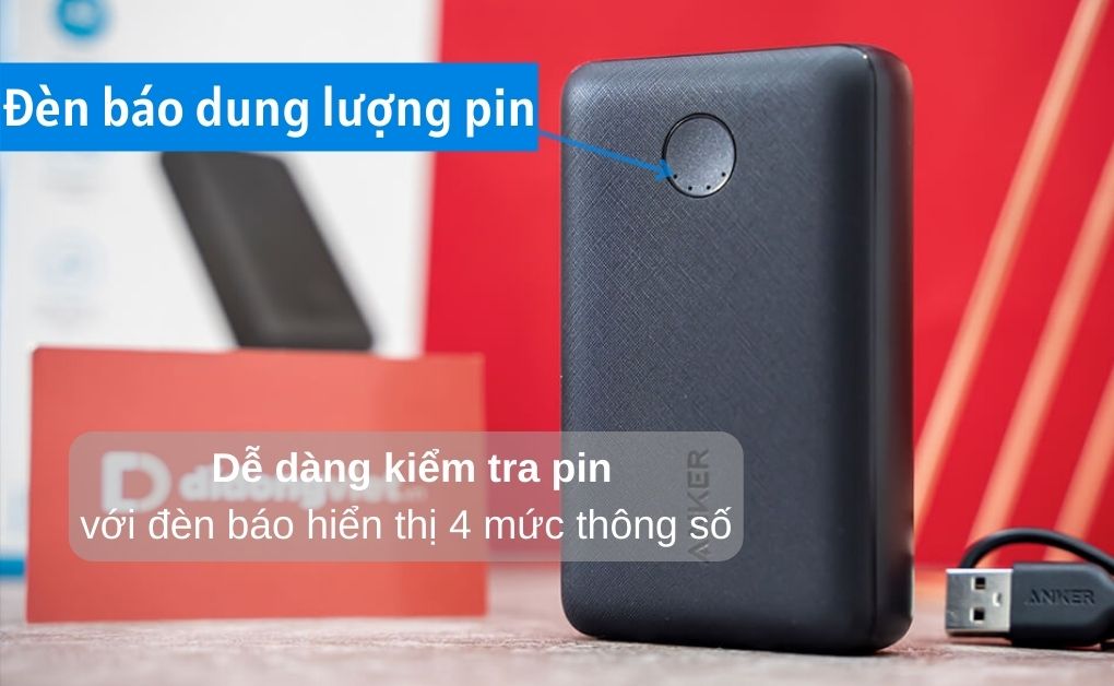 Pin sạc dự phòng Anker PowerCore Select 10.000mAh A1223 (Likenew)