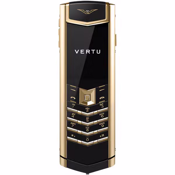 Vertu Signature V Pure Black Full Gold - ảnh 1