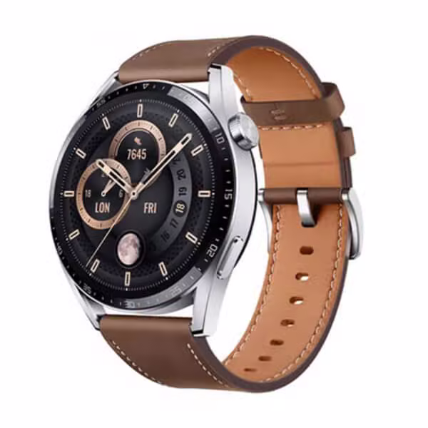 Đồng hồ thể thao thông minh Huawei Watch GT3 Classic 46mm - Dây da nâu - ảnh 2