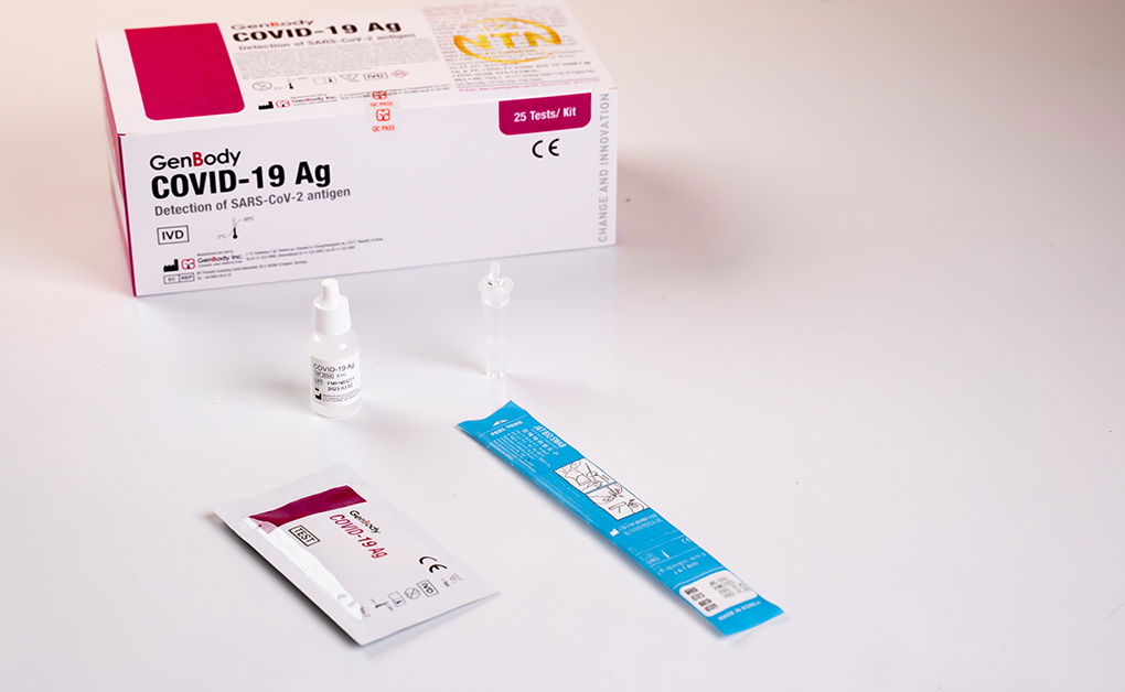 Kit test nhanh Covid-19 GenBody - Bộ Dụng cụ xét nghiệm nhanh (Nguyên hộp 25 bộ)